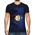 Utah State Flag Grunge Mens T-Shirt Utahn Shirt Jersey Gift