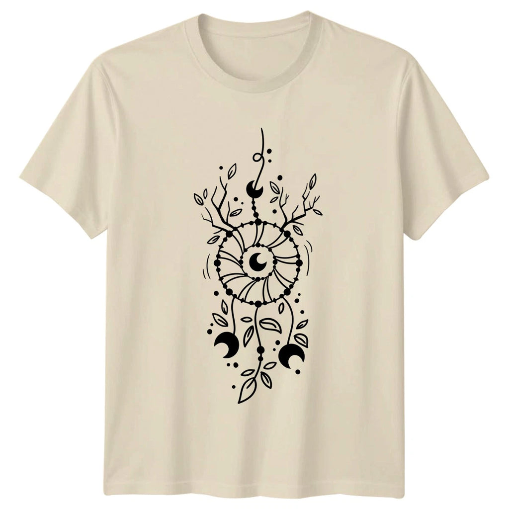Boho Celestial Woodland Dreamcatcher T-Shirt Pagan Wiccan Spirituality Birthday