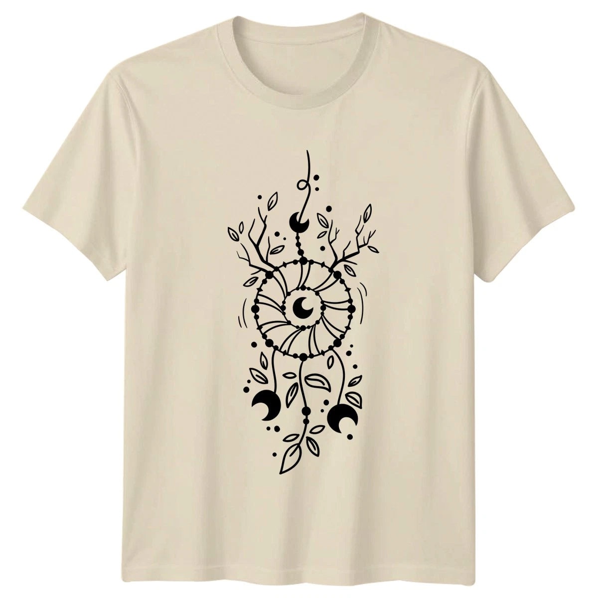 Boho Celestial Woodland Dreamcatcher T-Shirt Pagan Wiccan Spirituality Birthday