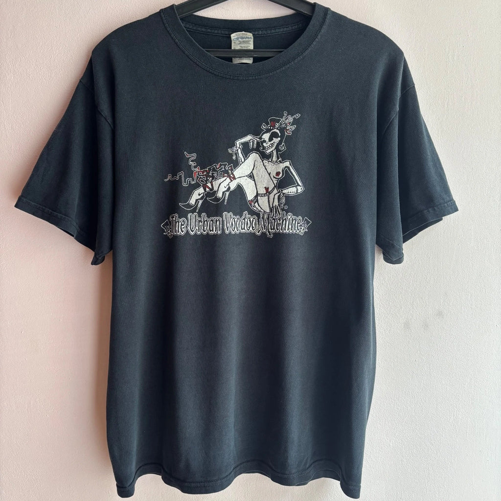 Vintage The Urban Voodoo Machine Band T-Shirt Black L Punk Psychobilly Merch