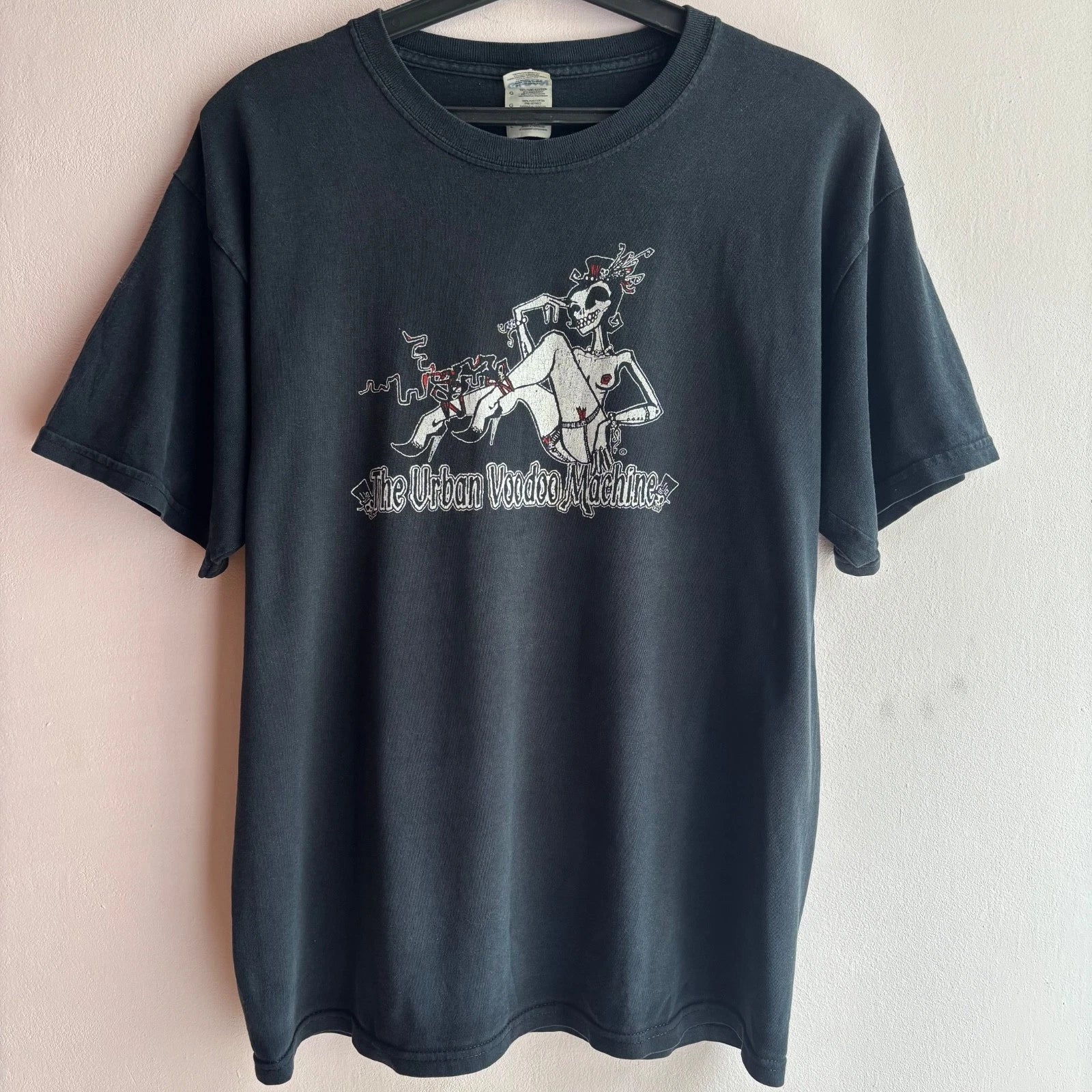 Vintage The Urban Voodoo Machine Band T-Shirt Black L Punk Psychobilly Merch