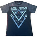 New Men's American Fighter Premium Athletic MMA Black/Dark Gray T-Shirt XS-4XL