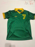 Vintage Abercrombie & Fitch Preppy Collared Soccer Style Jersey Shirt Size Small