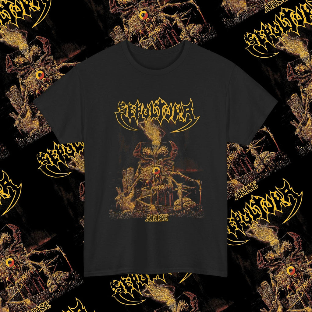 Sepultura "Arise" Vintage Style Original Logo, Death Thrash Metal Band T-Shirt