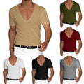 Hot Sale T-Shirt Sport Summer T Shirt Tee Tops Comfortable Deep V Neck