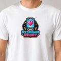 Respawn Ready Pixel Heart T-Shirt Retro Gamer Tee Gift