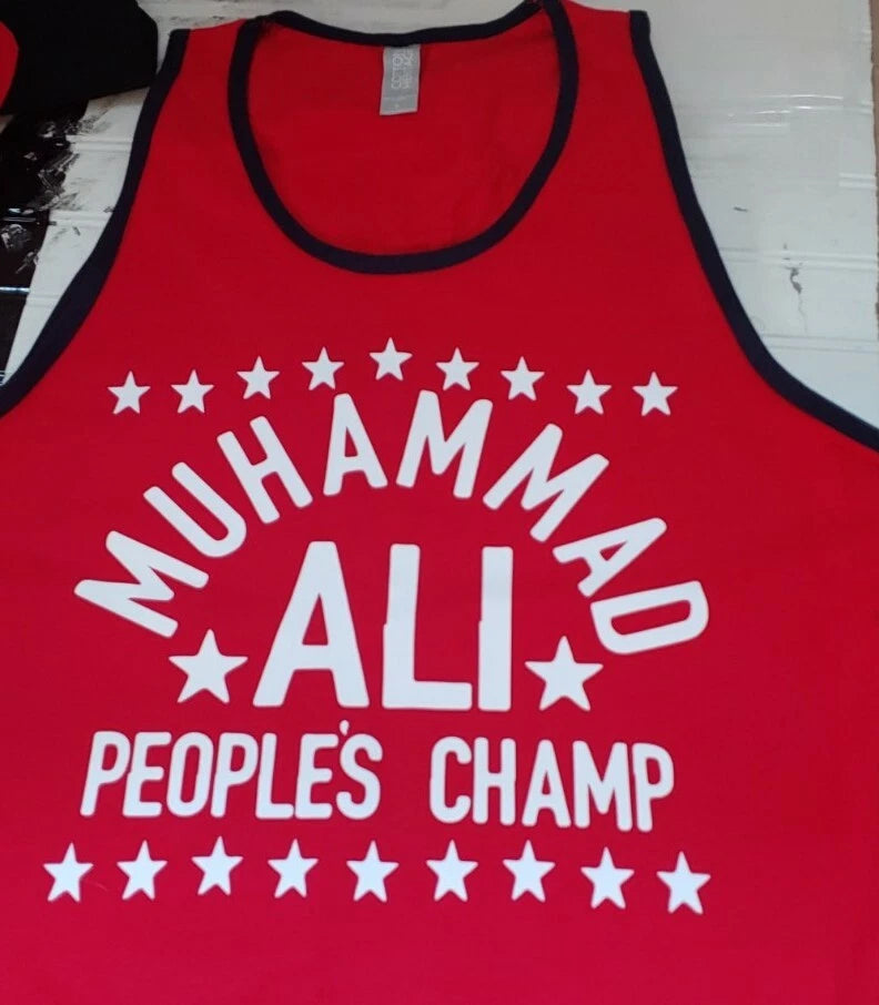 NEW Muhammad Ali Louisville Kentucky boxing cassius clay gym tshirt tank top