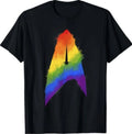 Star Trek Discovery Rainbow Paint Insignia T-Shirt