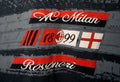 Vintage Adidas AC Milan Soccer T Shirt Large 90s Football Kit Tee Black