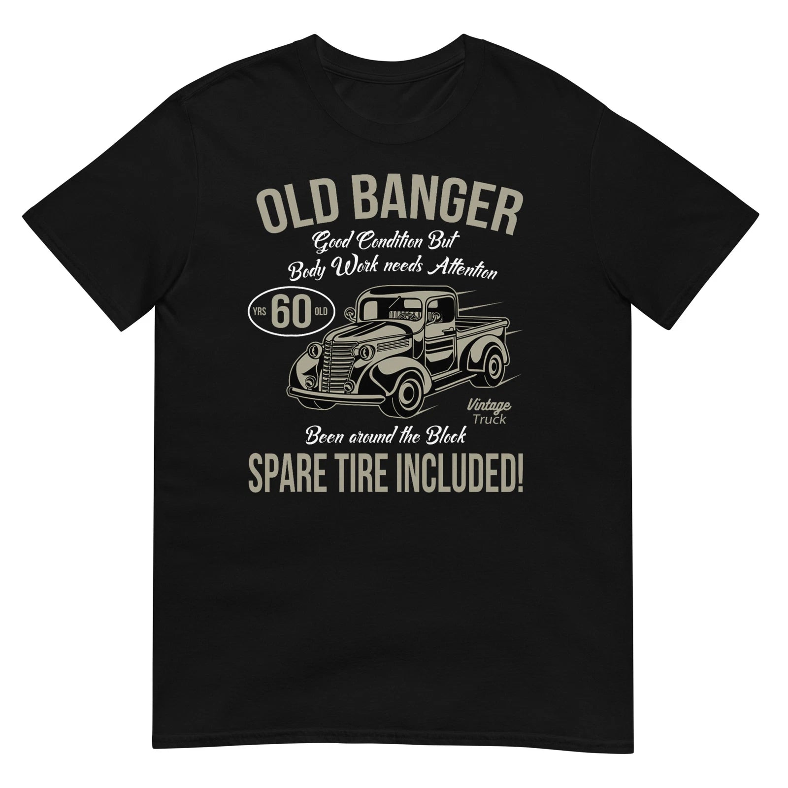 60th Birthday Vintage Old Banger 60 Years Old Men Gift Retro T-Shirt
