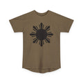 Filipino Sun Longline Drop Tail Tee Pinoy shirt Streetwear Urban Long Body S-2XL