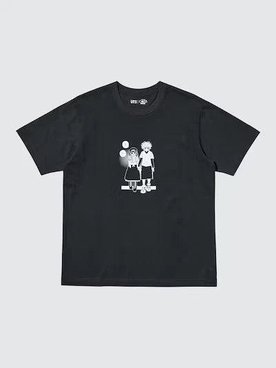 HUNTER×HUNTER Uniqlo UT Shueisha 100th Black T-Shirt XS-4XL Gon Killua NEW 2026