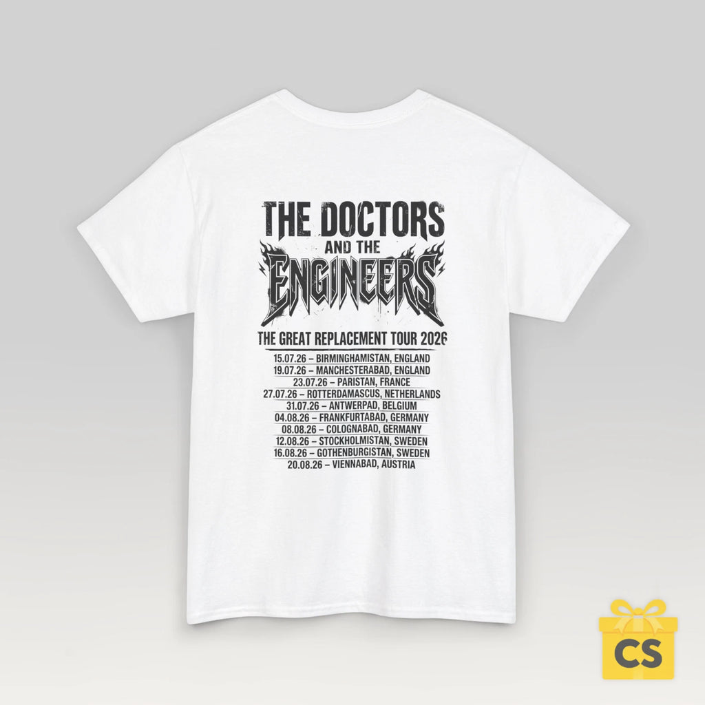 Doctors Engineers meme tee Inappropriate Gag Gift Unhinged Humor Offensive