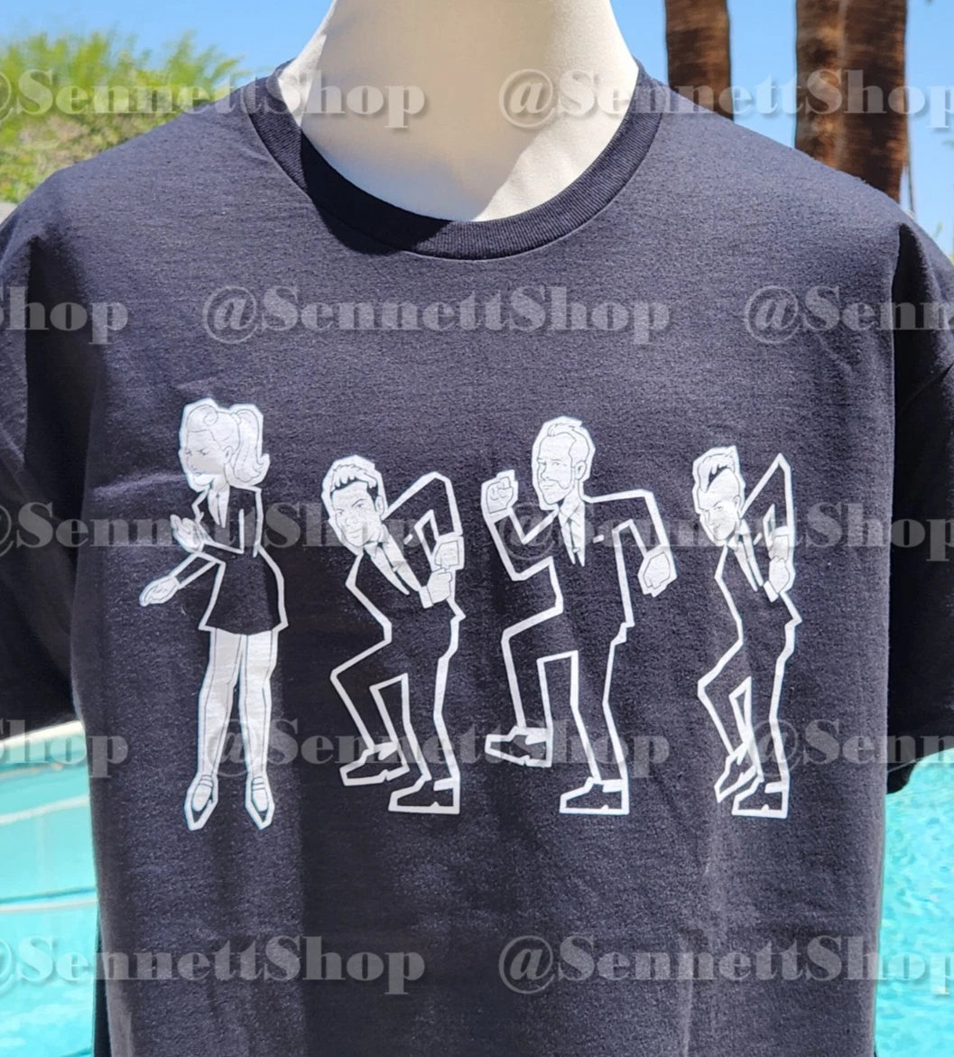 No Doubt 2026 Black Shirt - Ska Cartoon Characters - Sphere, Las Vegas