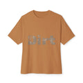 Dirt Grunge Text Tee | Boxy T-Shirt