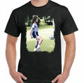 Reggae T-Shirt Playing Football Jamaica Rasta Weed Footy Soccer Retro TEE TOP