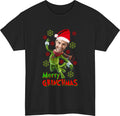 Personalised Grinch Christmas T-Shirt Custom Face Funny Merry Grinchmas Tee Top