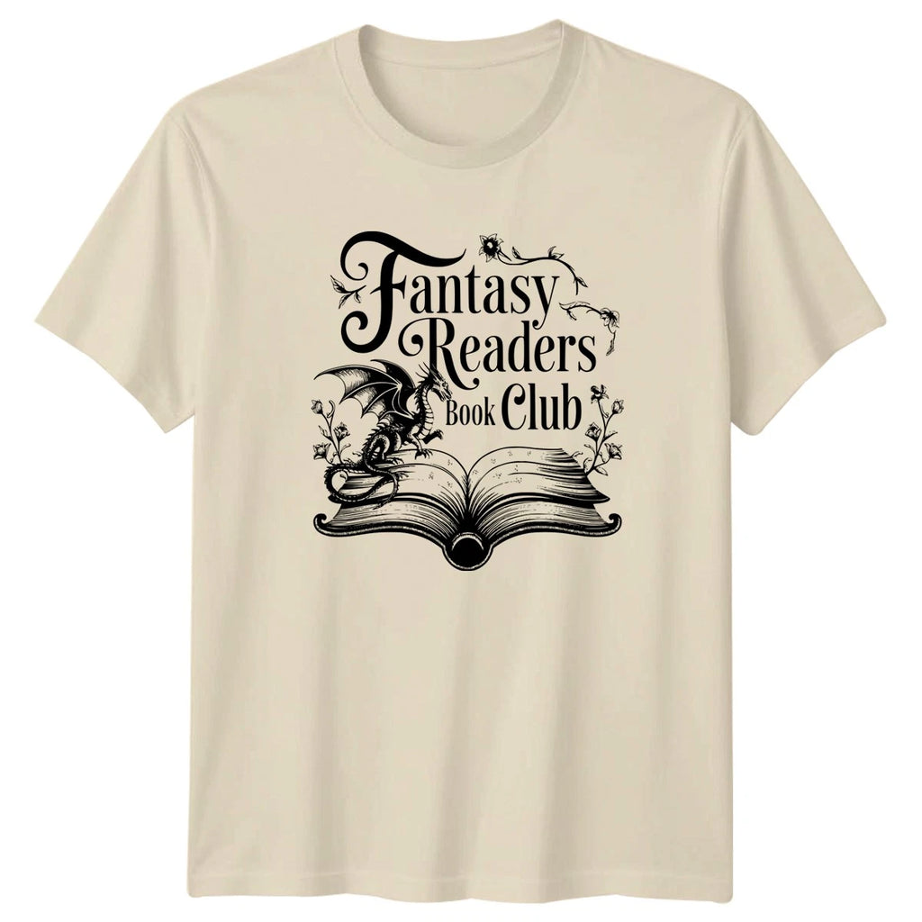 Fantasy Readers Book Club T-Shirt Dragon Literature Reading