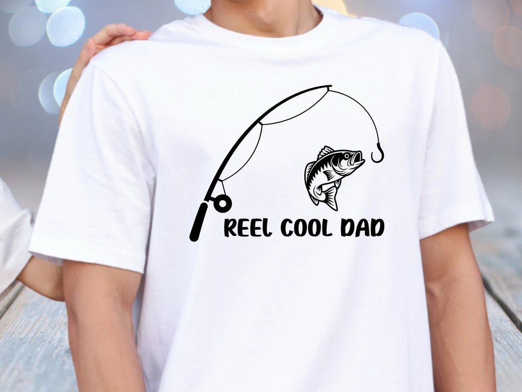 Reel Cool Dad Shirt | Funny Fishing Dad T-Shirt | Father’s Day Gift for Dad