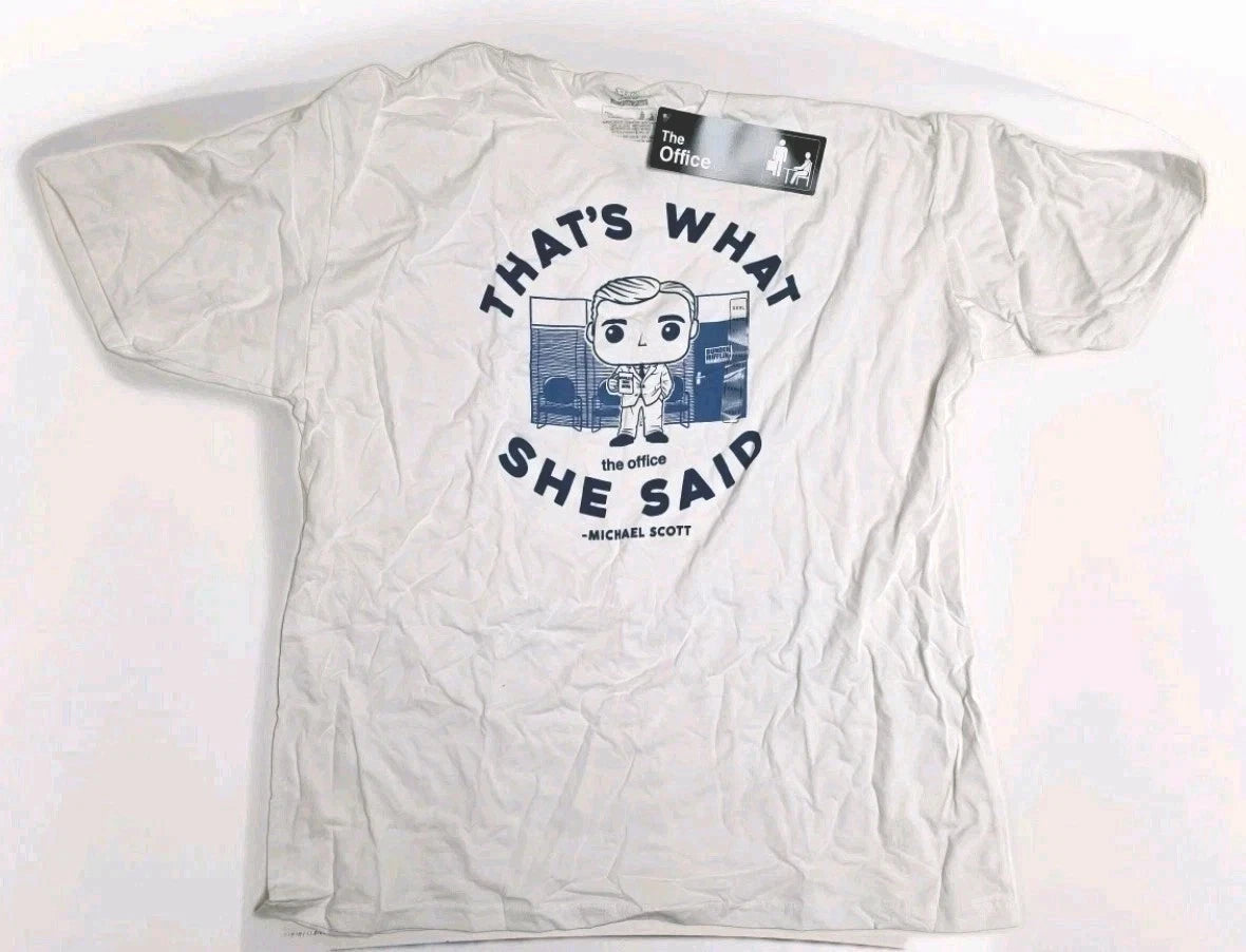 Funko Tees The Office T-Shirt Thats What She Said Michael Scott Size 3XL NEW