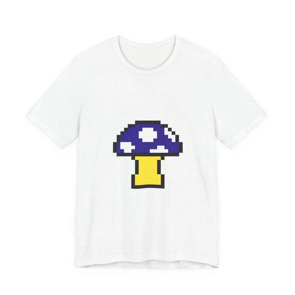 Unisex Jersey Short Sleeve Tee Cute Retro 8-Bit Pixel Art Funky Mushroom