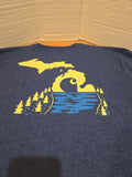 Carhartt Loose Fit Men's M Double-Sided T-Shirt Michigan Logo USA Gorpcore