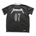 2007 Metallica Soccer Jersey Shirt VTG Band Merch Atmosphere Small Black