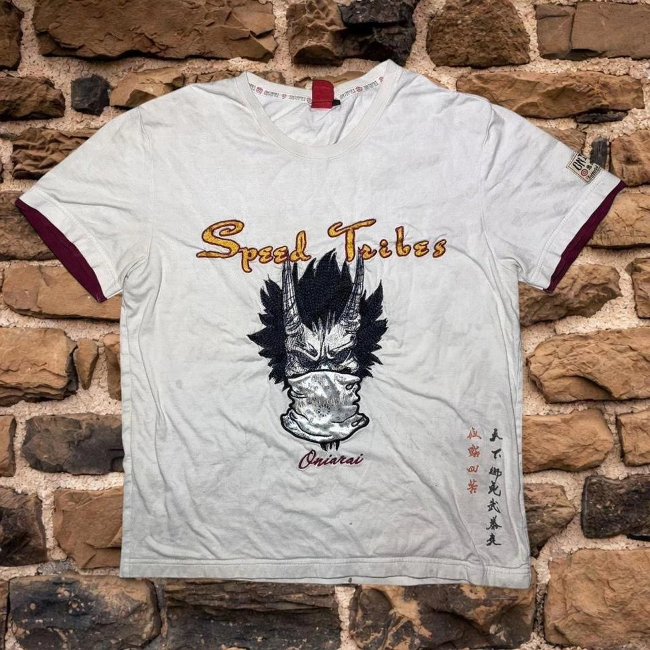 Vintage Y2K Oniarai Speed Tribes Limited Collection Mens Size L RARE Streetwear