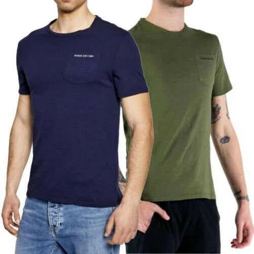 GUESS Men's Jersey Cotton Jersey Stretch Logo Slim Fit M1GI97K6XN1