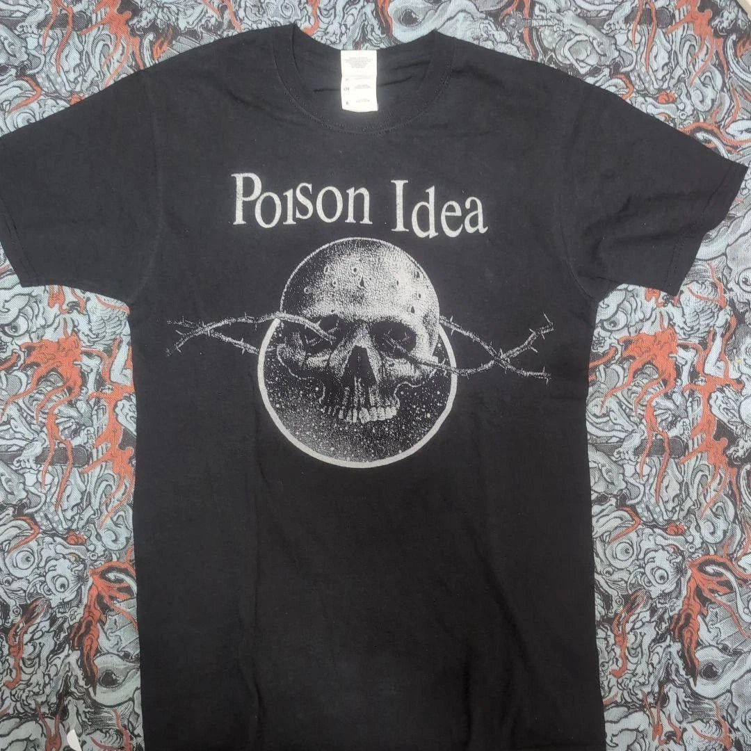 Poison Idea 90s black T shirt Reprint short sleeve Unisex tee