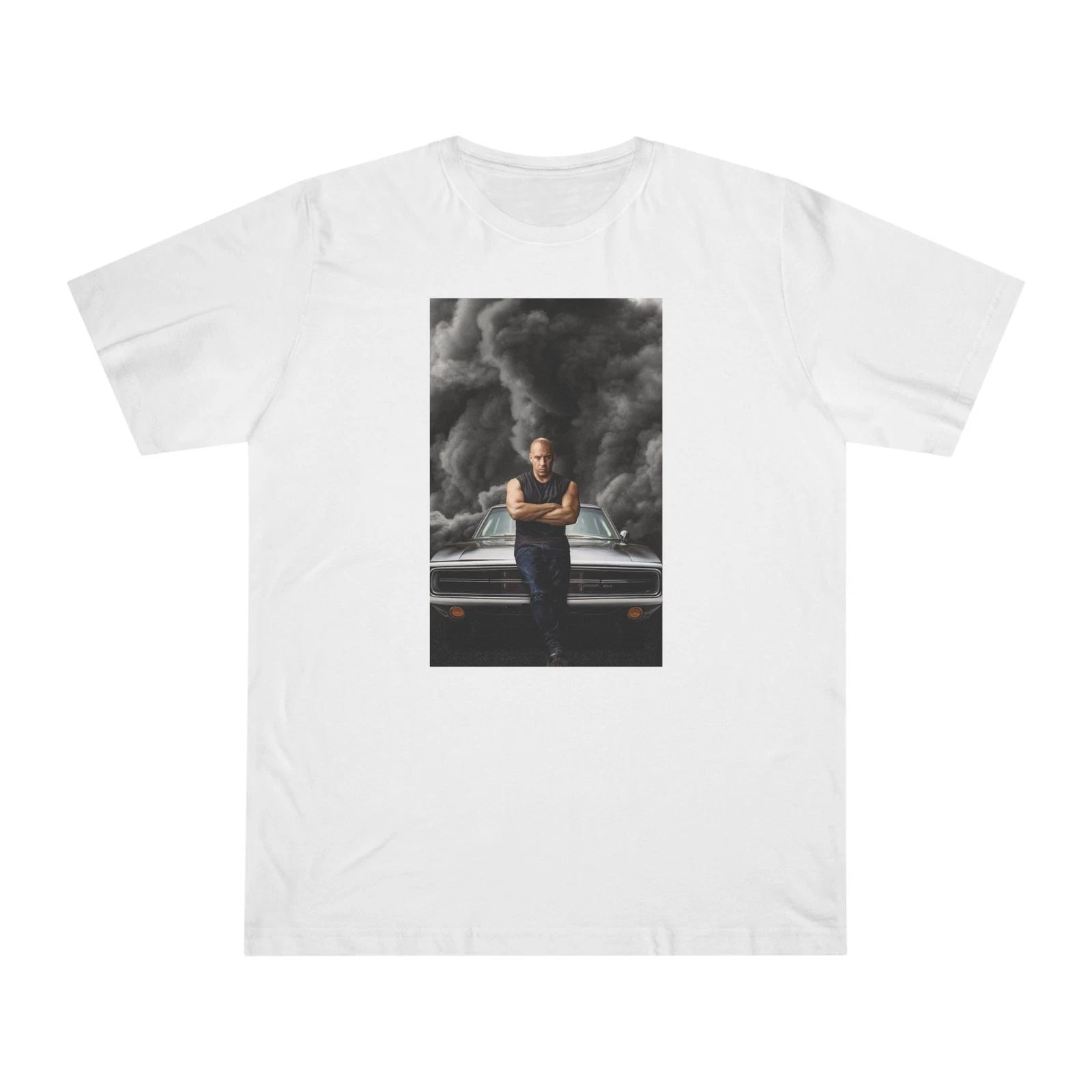 Street Crew Portrait T-Shirt | Vintage Car Poster Graphic
