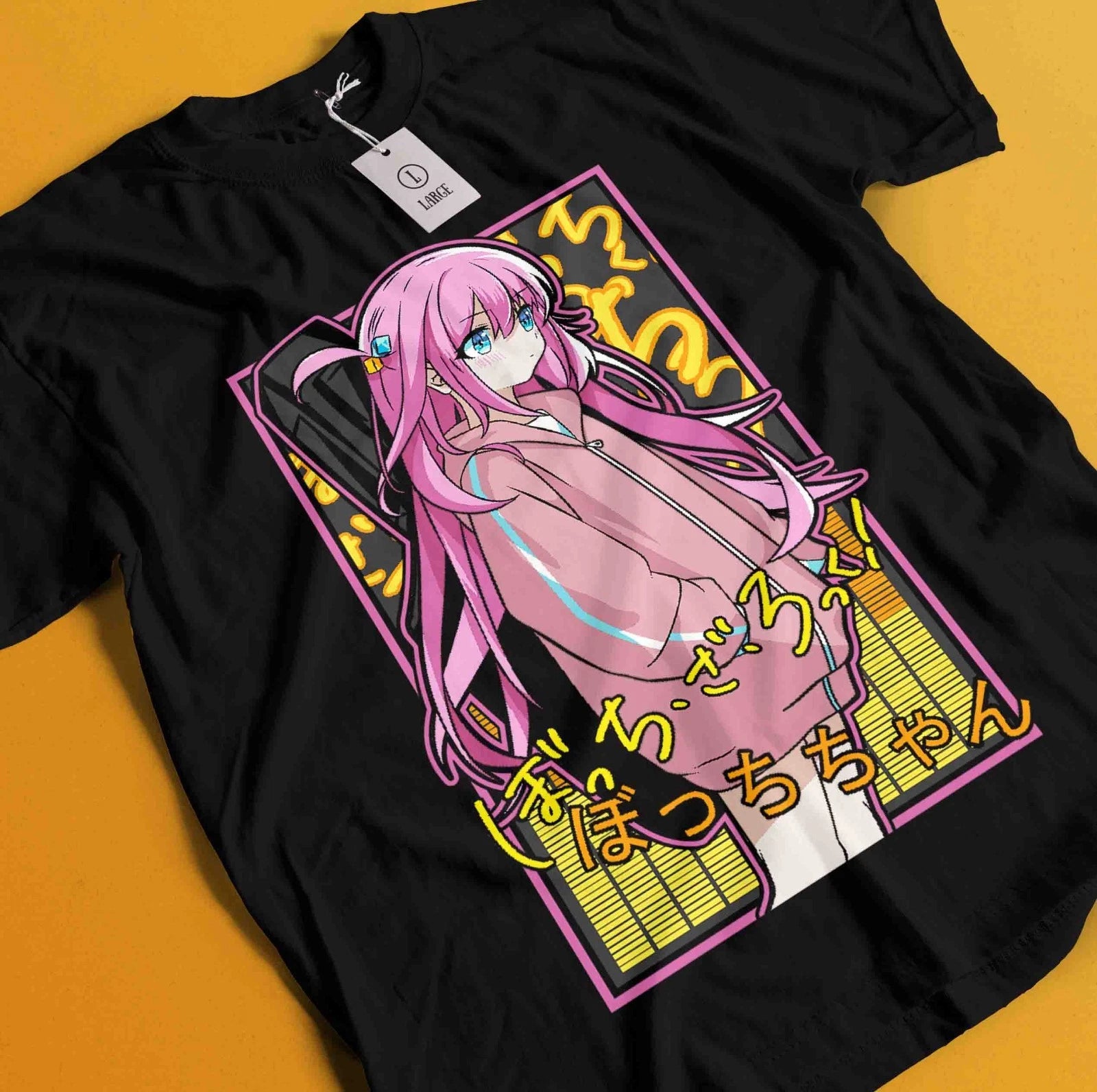 Hitori Gotou Bocchi the Rock T-Shirt Kawaii Funny Yamada Tee Nijika Ijichi Shirt