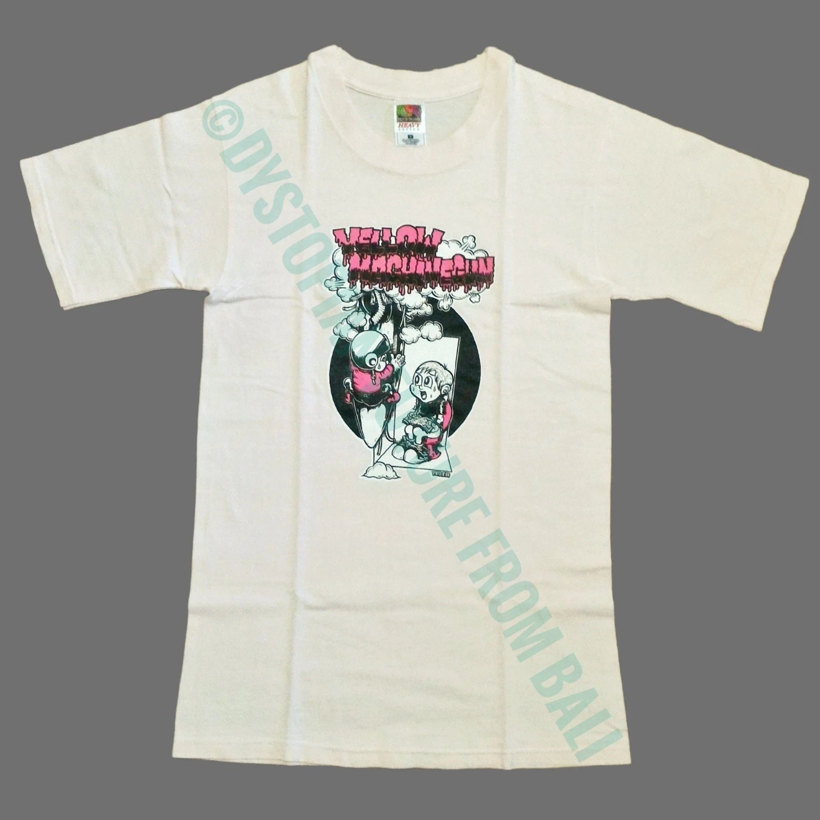 Rare Vintage 1998 Yellow Machinegun Japanese Hardcore Punk Band T-shirt