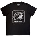 Johnny Cash  Premium Carbon T-Shirt: I Walk The Line (Black) OFFICIAL NEW