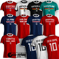 Türkiye Polska Russia Iceland T-Shirt With Name Number For Men Women Gift