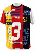 Seven Souls Patchwork Graphic T-Shirt Men’s M Multi Color Block All Star USA