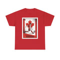 Canada Soccer T-Shirt Retro Lotería Card Style #55 Football Player Graphic Tee