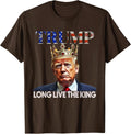 Long Live The King Vintage Retro Trump-inspired Unisex T-Shirt
