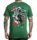 Men's Sullen Art Collective Chris Rigoni Skull Tattoo Rose Premium T-Shirt M-L