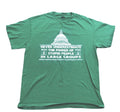 "Stupid People In Large Groups" Mens Graphic Shirt L Green Political Street Wear