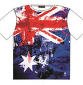 T-Shirt AU Flag Aussie Pride with Attitude Street Fashion Mens Ladies