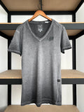 G-star Raw G Star Gstar V-neck Gray T-shirt Sz S