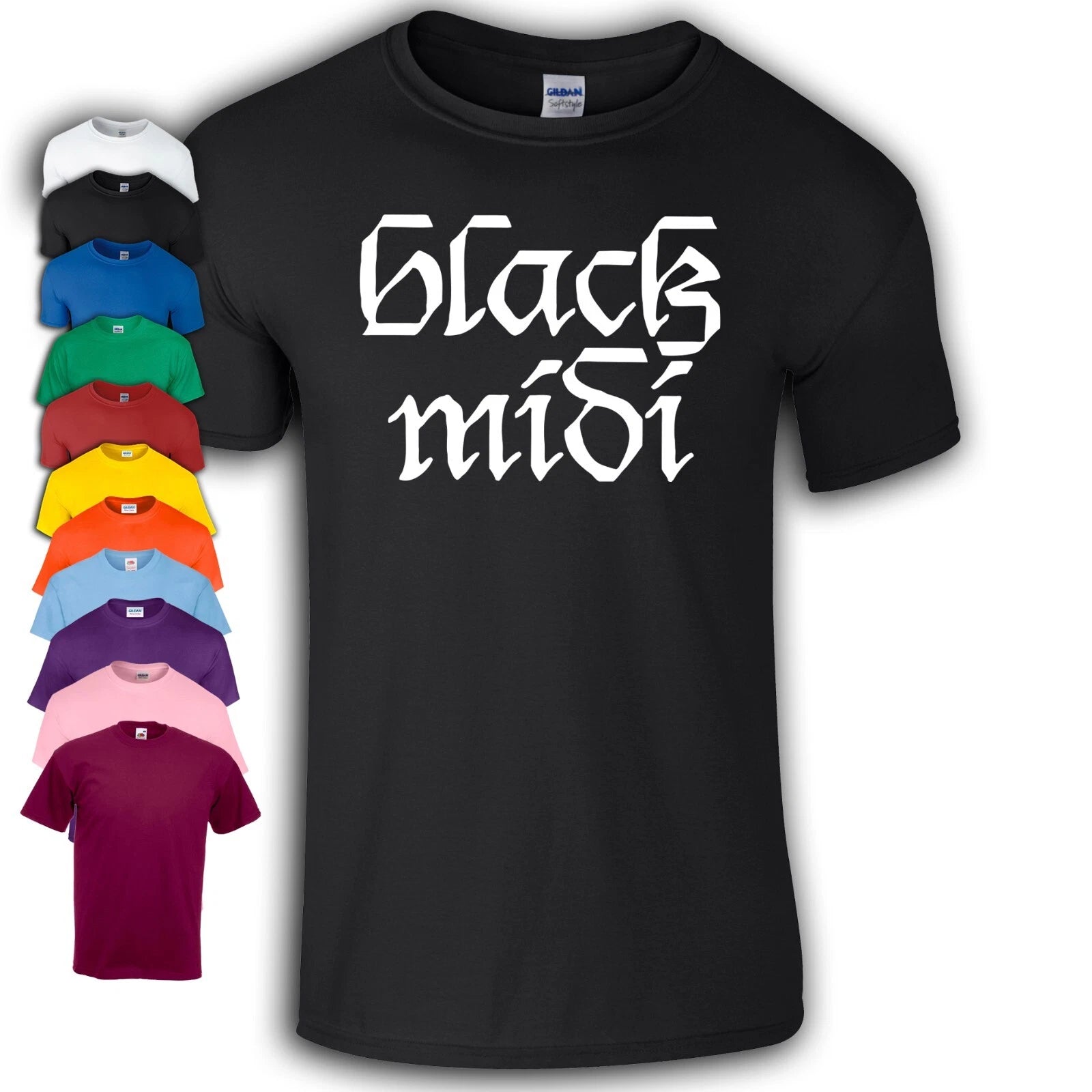 Black Midi TShirt | Rock N Roll | Indie