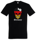 Germany Football Skull I T-Shirt german Soccer Flag Banner World Championship
