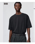 UNIQLO AIRism Cotton Oversized T-Shirt Half Sleeve Unisex