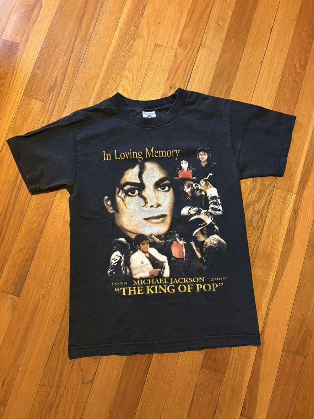 Michael Jackson Vintage Band Tee Music Graphic T-Shirt King Of Pop S-5XL