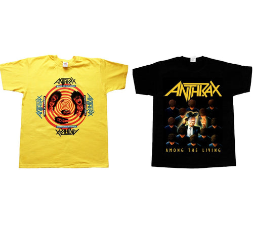 ANTHRAX AMONG THE LIVING STATE OF EUPHORIA NEW SHORT/LONG SLEEVE T-SHIRT 345XL