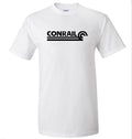 Conrail T-shirt Defunct Railroad Train Company Cool 80s White Tee Shirt S-5XL
