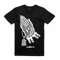 NEW Streetwear on Demand CULTURE PRAYING HANDS BLACK Tee Shirt SMALL-3XLARGE