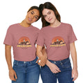 Desert Sunset Cowboy Graphic Tee | western minimalist, rustic modern